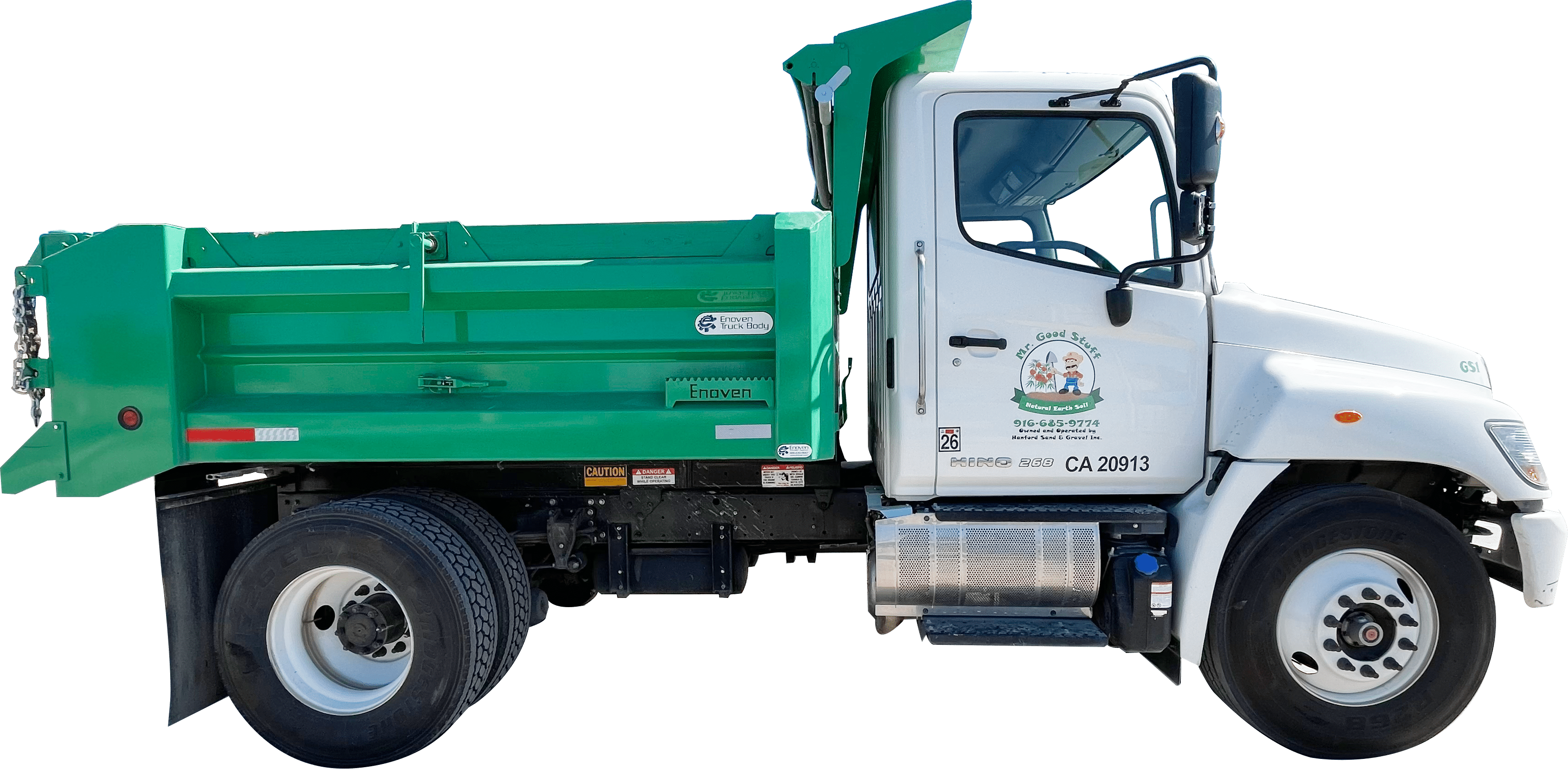 Bulk Topsoil Delivery Truck